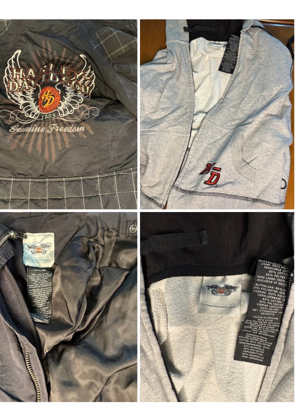 Women’s Harley Davidson Bundle Jacket and Hoodie